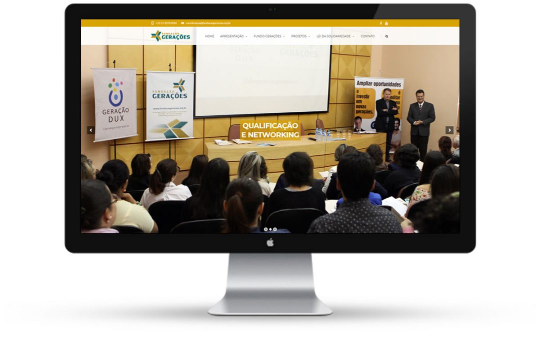 Fundação Gerações – Website