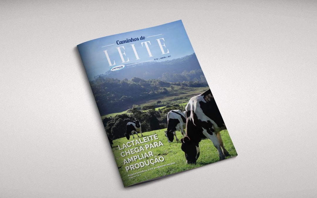 Revista Caminhos do Leite – Lactalis – Projeto Gráfico