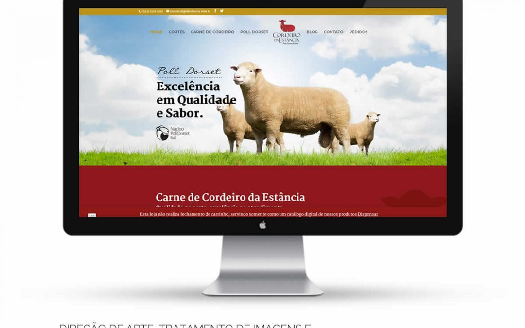 Cordeiro da Estância – Website em WordPress