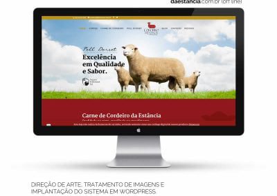 Cordeiro da Estância – Website em WordPress