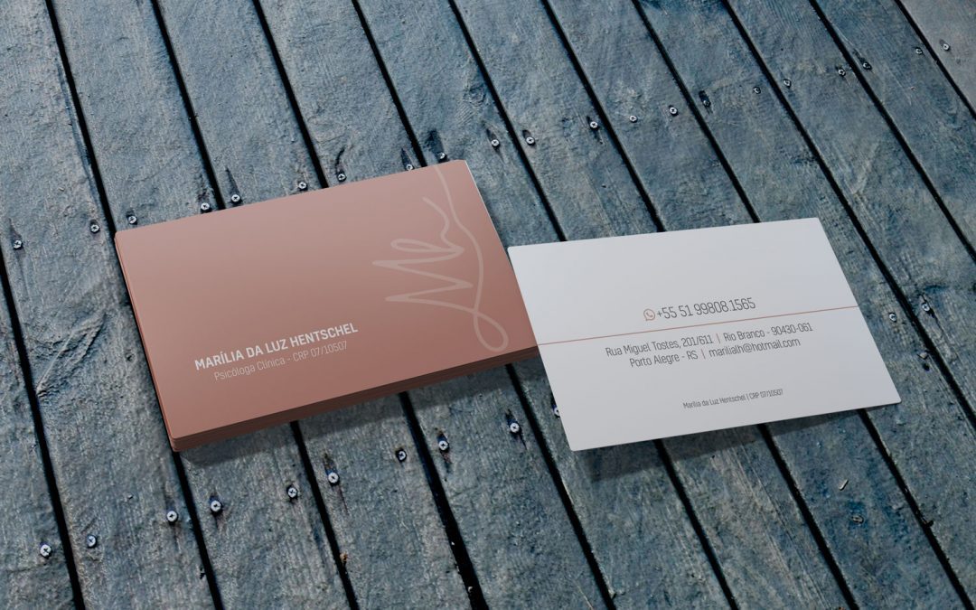 Psicóloga Marília Henschel – papelaria corporativa