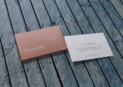 Psicóloga Marília Henschel – papelaria corporativa