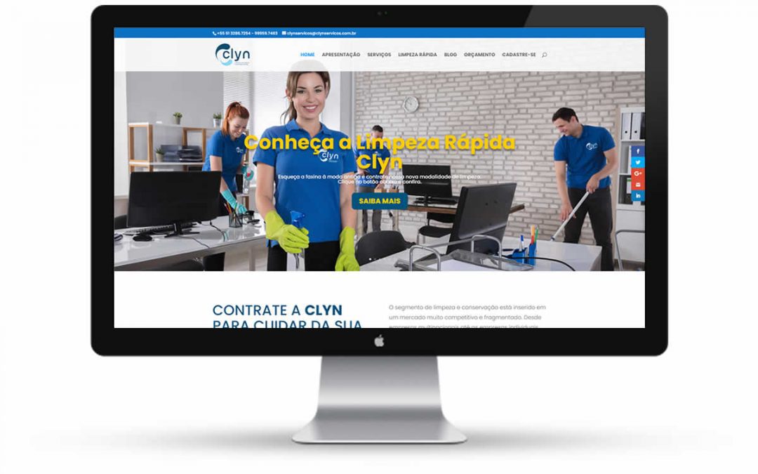 Clyn Serviços de Limpeza – Website