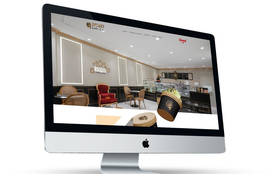 D’Oro Gelato e Café – website