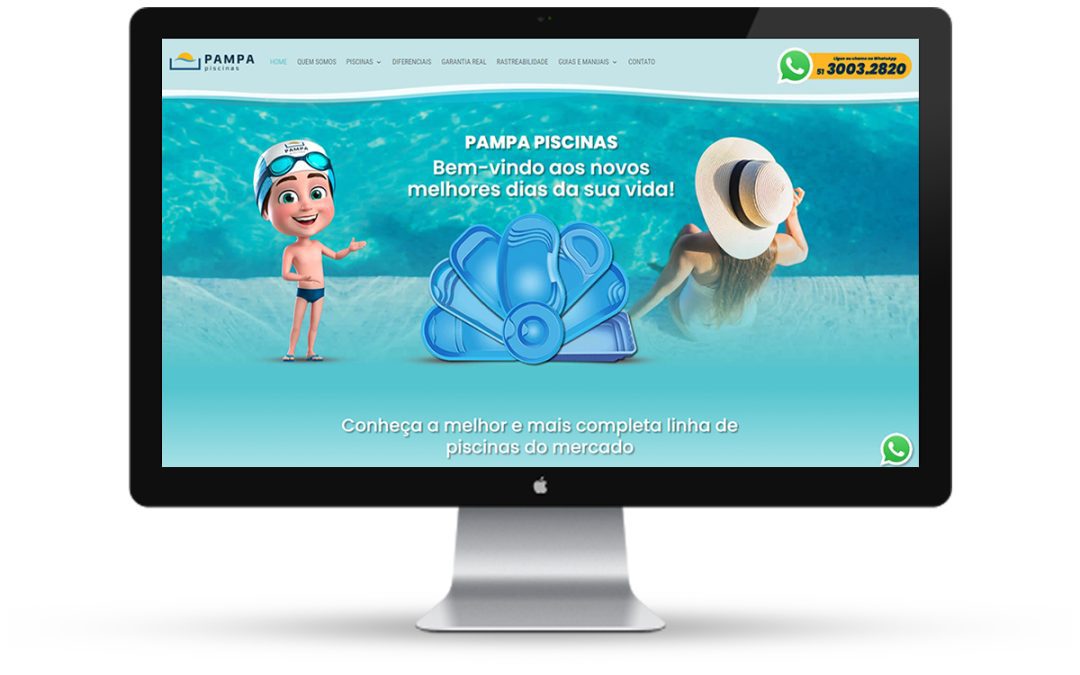Pampa Piscinas – website