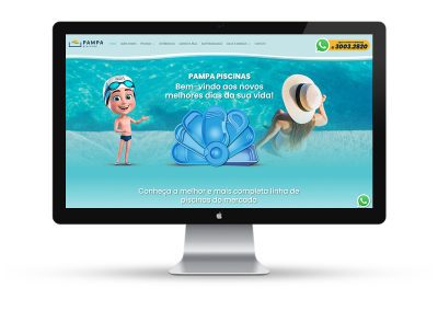 Pampa Piscinas – website